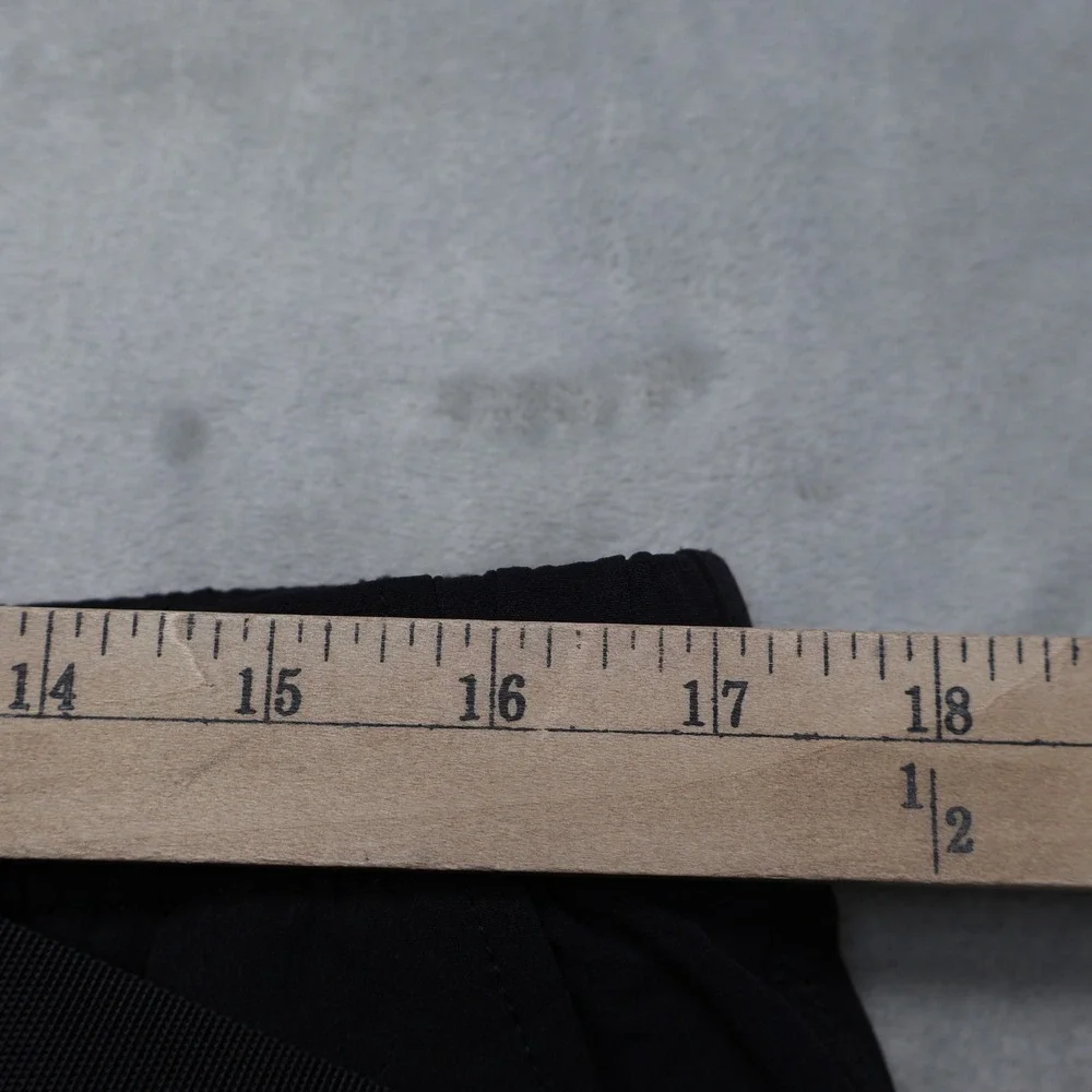 North Face Pants Mens Large Black Belted Hiking Outdoor‎ Trail Rain Wind 34x28